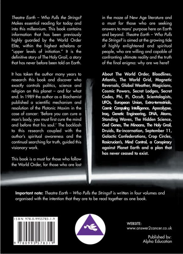Theatre Earth Vol 2 Back Cover